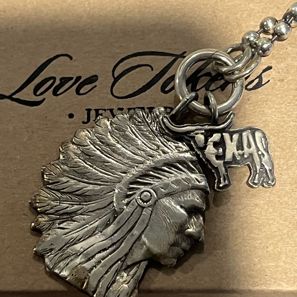 Love Tokens Jewelry Fearless and Texas Charm,  Necklace .  New in box. - Picture 11 of 14